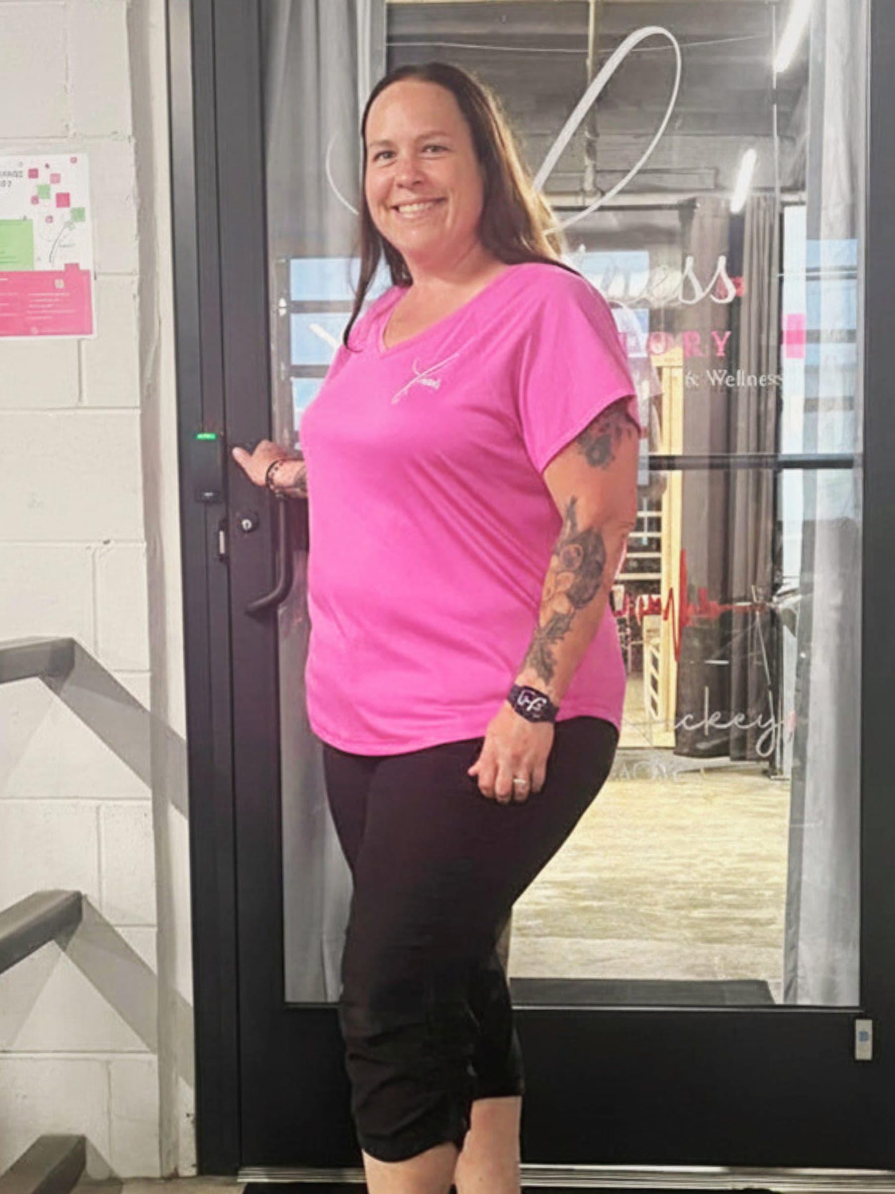 Portrait of Mindy Hickey, Advanced Practice Nurse and co-founder of The Fitness Factory